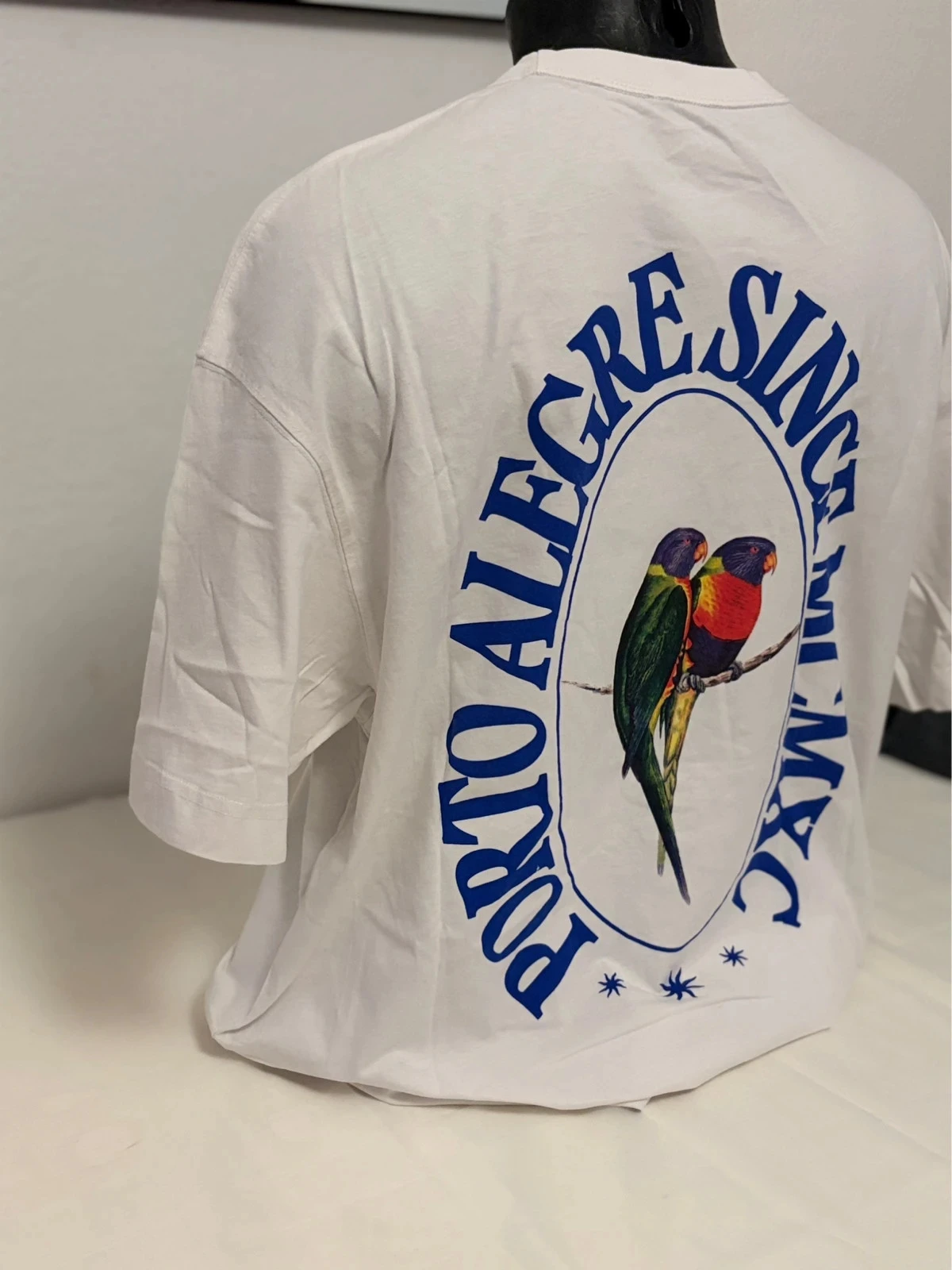 T-shirt de manga curta branco Jack & Jones Originals papagaios 100 % algodão homem XL – photo 4